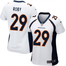 Women's Nike Denver Broncos #29 Bradley Roby Game White NFL Jersey