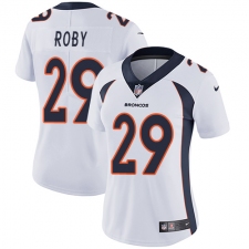 Women's Nike Denver Broncos #29 Bradley Roby White Vapor Untouchable Limited Player NFL Jersey