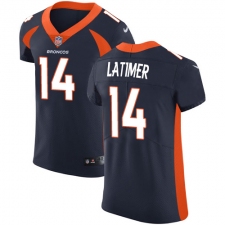 Men's Nike Denver Broncos #14 Cody Latimer Navy Blue Alternate Vapor Untouchable Elite Player NFL Jersey