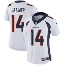 Women's Nike Denver Broncos #14 Cody Latimer Elite White NFL Jersey