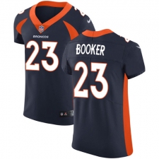 Men's Nike Denver Broncos #23 Devontae Booker Navy Blue Alternate Vapor Untouchable Elite Player NFL Jersey