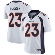 Youth Nike Denver Broncos #23 Devontae Booker Elite White NFL Jersey
