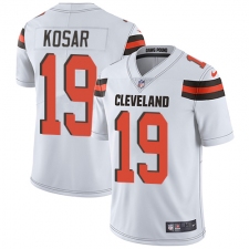 Youth Nike Cleveland Browns #19 Bernie Kosar White Vapor Untouchable Limited Player NFL Jersey