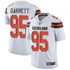 Men's Nike Cleveland Browns #95 Myles Garrett White Vapor Untouchable Limited Player NFL Jersey