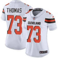 Women's Nike Cleveland Browns #73 Joe Thomas Elite White NFL Jersey