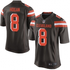 Men's Nike Cleveland Browns #8 Kevin Hogan Game Brown Team Color NFL Jersey
