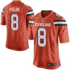 Men's Nike Cleveland Browns #8 Kevin Hogan Game Orange Alternate NFL Jersey