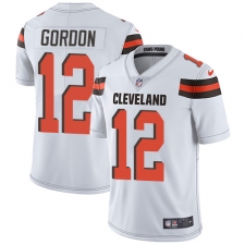 Youth Nike Cleveland Browns #12 Josh Gordon Elite White NFL Jersey