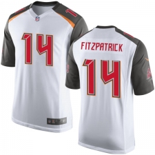 Men's Nike Tampa Bay Buccaneers #14 Ryan Fitzpatrick Game White NFL Jersey