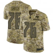 Men's Nike Tampa Bay Buccaneers #76 Donovan Smith Limited Camo 2018 Salute to Service NFL Jersey