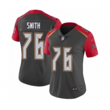 Women's Tampa Bay Buccaneers #76 Donovan Smith Limited Gray Inverted Legend Football Jersey