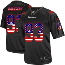 Men's Nike Tampa Bay Buccaneers #93 Gerald McCoy Elite Black USA Flag Fashion NFL Jersey