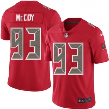 Men's Nike Tampa Bay Buccaneers #93 Gerald McCoy Elite Red Rush Vapor Untouchable NFL Jersey