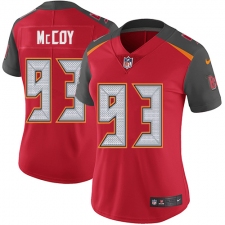Women's Nike Tampa Bay Buccaneers #93 Gerald McCoy Elite Red Team Color NFL Jersey