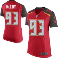 Women's Nike Tampa Bay Buccaneers #93 Gerald McCoy Game Red Team Color NFL Jersey