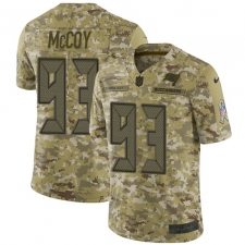 Youth Nike Tampa Bay Buccaneers #93 Gerald McCoy Limited Camo 2018 Salute to Service NFL Jersey