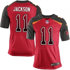 Men's Nike Tampa Bay Buccaneers #11 DeSean Jackson Elite Red Home Drift Fashion NFL Jersey