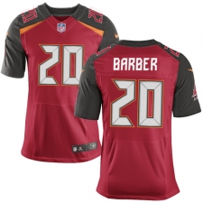 Men's Nike Tampa Bay Buccaneers #20 Ronde Barber Elite Red Team Color NFL Jersey