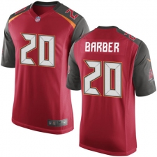 Men's Nike Tampa Bay Buccaneers #20 Ronde Barber Game Red Team Color NFL Jersey