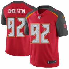 Youth Nike Tampa Bay Buccaneers #92 William Gholston Elite Red Team Color NFL Jersey
