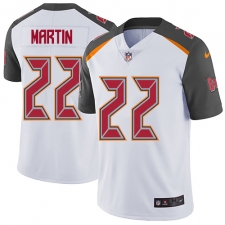 Men's Nike Tampa Bay Buccaneers #22 Doug Martin White Vapor Untouchable Limited Player NFL Jersey