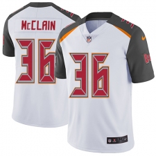 Men's Nike Tampa Bay Buccaneers #36 Robert McClain White Vapor Untouchable Limited Player NFL Jersey