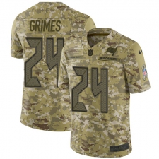 Youth Nike Tampa Bay Buccaneers #24 Brent Grimes Limited Camo 2018 Salute to Service NFL Jersey