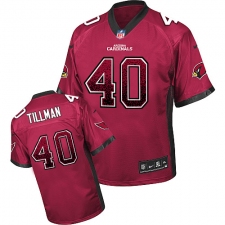 Men's Nike Arizona Cardinals #40 Pat Tillman Elite Red Drift Fashion NFL Jersey