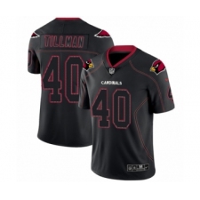 Men's Nike Arizona Cardinals #40 Pat Tillman Limited Lights Out Black Rush NFL Jersey