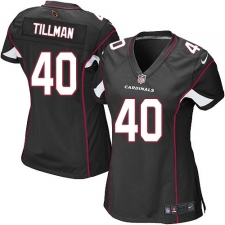 Women's Nike Arizona Cardinals #40 Pat Tillman Game Black Alternate NFL Jersey