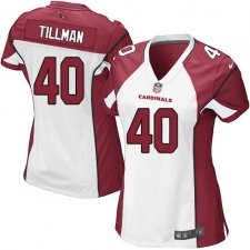 Women's Nike Arizona Cardinals #40 Pat Tillman Game White NFL Jersey