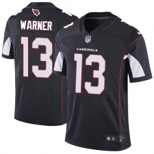 Youth Nike Arizona Cardinals #13 Kurt Warner Elite Black Alternate NFL Jersey