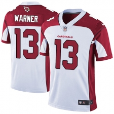 Youth Nike Arizona Cardinals #13 Kurt Warner White Vapor Untouchable Limited Player NFL Jersey