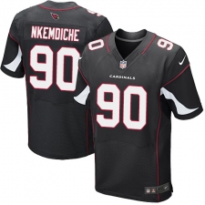 Men's Nike Arizona Cardinals #90 Robert Nkemdiche Elite Black Alternate NFL Jersey
