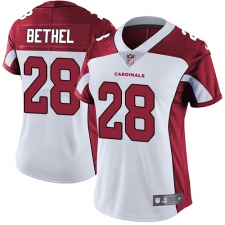 Women's Nike Arizona Cardinals #28 Justin Bethel Elite White NFL Jersey
