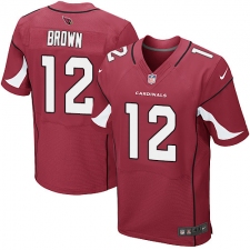 Men's Nike Arizona Cardinals #12 John Brown Elite Red Team Color NFL Jersey
