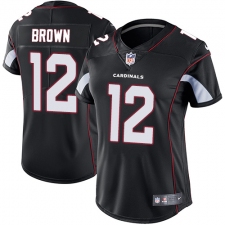 Women's Nike Arizona Cardinals #12 John Brown Black Alternate Vapor Untouchable Limited Player NFL Jersey