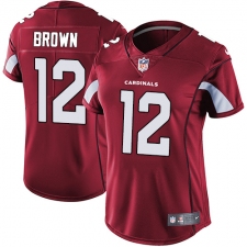Women's Nike Arizona Cardinals #12 John Brown Elite Red Team Color NFL Jersey