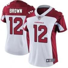 Women's Nike Arizona Cardinals #12 John Brown White Vapor Untouchable Limited Player NFL Jersey