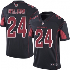 Youth Nike Arizona Cardinals #24 Adrian Wilson Limited Black Rush Vapor Untouchable NFL Jersey