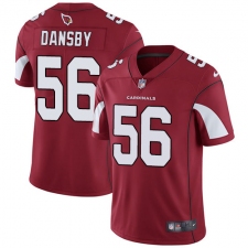 Youth Nike Arizona Cardinals #56 Karlos Dansby Red Team Color Vapor Untouchable Limited Player NFL Jersey
