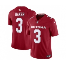 Men's Arizona Cardinals #3 Budda Baker Red Vapor Untouchable F.U.S.E. Limited Stitched Football Jersey