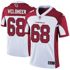 Men's Nike Arizona Cardinals #68 Jared Veldheer White Vapor Untouchable Limited Player NFL Jersey