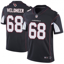 Youth Nike Arizona Cardinals #68 Jared Veldheer Black Alternate Vapor Untouchable Limited Player NFL Jersey