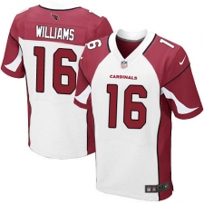 Men's Nike Arizona Cardinals #16 Chad Williams Elite White NFL Jersey