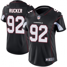 Women's Nike Arizona Cardinals #92 Frostee Rucker Elite Black Alternate NFL Jersey