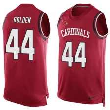 Men's Nike Arizona Cardinals #44 Markus Golden Limited Red Player Name & Number Tank Top NFL Jersey