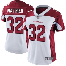 Women's Nike Arizona Cardinals #32 Tyrann Mathieu White Vapor Untouchable Limited Player NFL Jersey