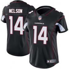 Women's Nike Arizona Cardinals #14 J.J. Nelson Black Alternate Vapor Untouchable Limited Player NFL Jersey
