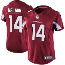 Women's Nike Arizona Cardinals #14 J.J. Nelson Elite Red Team Color NFL Jersey